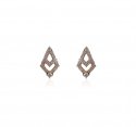 18kt Yellow Gold Diamond Earrings - Click here to buy online - 1,060 only..