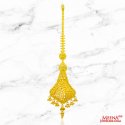 22Kt Gold Maang Tikka - Click here to buy online - 1,131 only..
