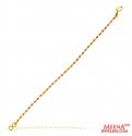22 Kt Gold Three Tone Bracelet - Click here to buy online - 404 only..