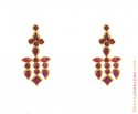 Precious Ruby Earring (22k gold)