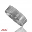 18K White Gold Mens Band - Click here to buy online - 939 only..