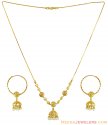 Click here to View - 22k Fancy Pearls Necklace Set 