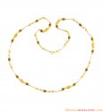 Click here to View - 22K 2 Tone  Ball Chain(24 Inch)  