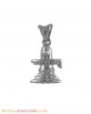 18K Gold Shivling Pendant - Click here to buy online - 135 only..