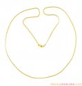 22k Fancy Chain In two tone Gold - Click here to buy online - 500 only..