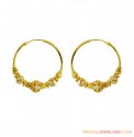 Gold Hoop Earrings - Click here to buy online - 548 only..