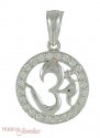Click here to View - 18kt OM pendant with Star Signity 