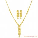 Click here to View - 22K Gold Fancy Filigree Set 