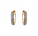 18Karat Gold Diamond Earrings - Click here to buy online - 912 only..