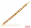 22k Gold Rudraksh Bracelet  - Click here to buy online - 1,348 only..