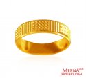 22 Karat Gold Band - Click here to buy online - 405 only..