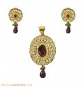 Click here to View - Indian Kundan Pendant Set 