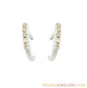 18kt White Gold Diamond Earrings - Click here to buy online - 718 only..
