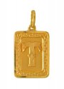 Click here to View - 22Kt Initial ( T) Pendant 