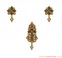 22K Gold Pendant Set - Click here to buy online - 620 only..