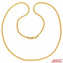 22K Yellow Gold Chain  - Click here to buy online - 1,352 only..