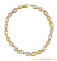 Click here to View - Gold 3 tone Bracelet 