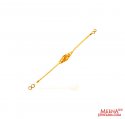 22Kt Gold Baby Bracelet - Click here to buy online - 408 only..