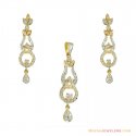 22K Fancy pendant set - Click here to buy online - 771 only..