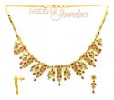 Click here to View - 22Kt Ruby and Emerald Set 