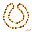 22kt Gold Rudraksh chain - Click here to buy online - 4,565 only..