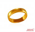 22 Karat Gold Wedding Band - Click here to buy online - 854 only..