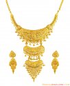 Bridal Choker Necklace Set 22K - Click here to buy online - 4,190 only..