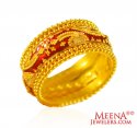 22K Traditional Meenakari Band - Click here to buy online - 1,053 only..