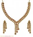 Click here to View - 22k Fancy Polki Diamond Set 