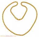 22Kt Rope Chain (18 Inch) - Click here to buy online - 328 only..