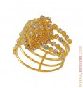 22K  gold  Two Tone Ring - Click here to buy online - 275 only..