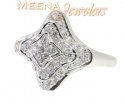 18K White Gold Ladies Ring - Click here to buy online - 764 only..