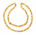 22 Kt Gold Figaro Chain - Click here to buy online - 4,455 only..