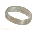 18Kt White Gold Wedding Band - Click here to buy online - 547 only..