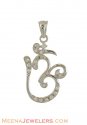 Click here to View - 18K Fancy Om Pendant 