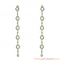 White Gold Signity Earrings - Click here to buy online - 1,514 only..