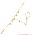 22K Fancy Bracelet Panja - Click here to buy online - 519 only..