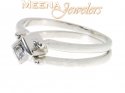 Click here to View - 18Kt White Gold Ladies Signity Ring 
