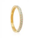 18K Two Tone Diamond Band - Click here to buy online - 977 only..