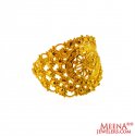 22kt Fancy Gold Ring - Click here to buy online - 453 only..