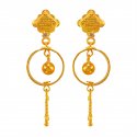 22Kt Gold Hoop Earrings - Click here to buy online - 735 only..