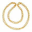 22 Karat Gold White Tulsi Mala - Click here to buy online - 3,185 only..