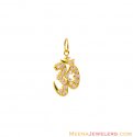 Click here to View - Om Pendant In 22K Gold 
