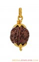 Click here to View - Gold Pendant with Rudraksha 