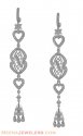 18K Designer Gold Long Earring - Click here to buy online - 2,090 only..