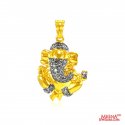 Ganesh Pendant (22K Gold) - Click here to buy online - 653 only..