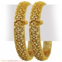 Click here to View - Antique finish Polki bangles (2pcs) 