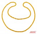 22 kt Gold Rope Chain (18 Inch) - Click here to buy online - 596 only..