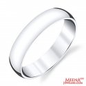 18Kt White Gold Band - Click here to buy online - 465 only..