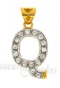 Click here to View - 22Kt Gold Pendant with Initial(Q) 